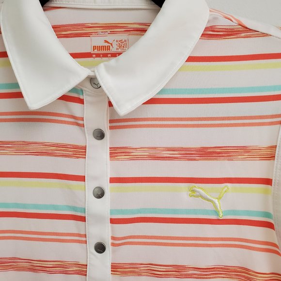 Puma Stripe White Top - Picture 2 of 7